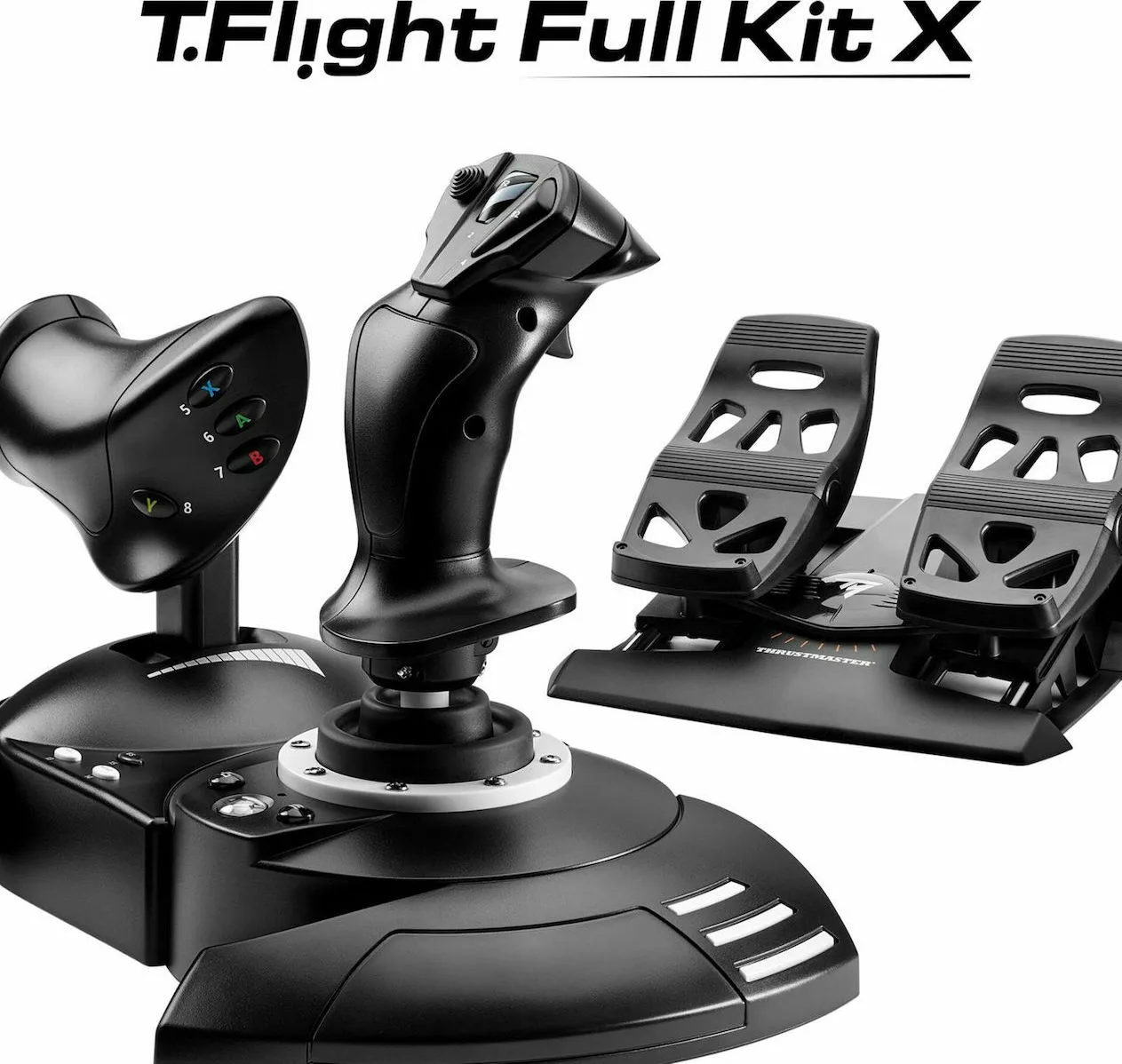 Thrustmaster T.Flight Full Kit X Μαύρο USB Joystick Αναλογικά / Ψηφιακά PC, Xbox