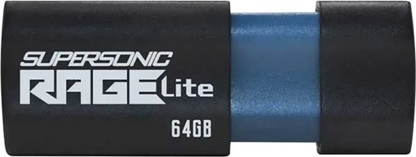 Patriot Rage Lite 64GB USB 3.2 Stick Μαύρο