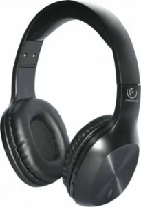 Rebeltec Vela Ασύρματα / Ενσύρματα Over Ear Ακουστικά με 6 ώρες Λειτουργίας Μαύρα