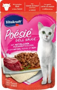 Vitakraft Poesie Deli Sauce Υγρή Τροφή για Ενήλικες Γάτες σε Φακελάκι με Πουλερικά και Ψάρια χωρίς Σιτηρά & Γλουτένη 85g