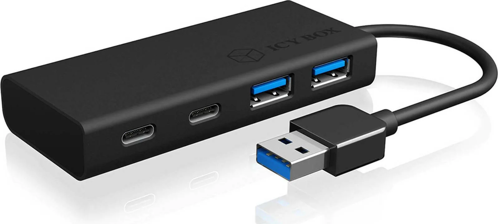 Icy Box USB 3.0 Hub 4 Θυρών με σύνδεση USB-A (IB-HUB1426-U3)