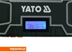 Yato Φορητός Εκκινητής Μπαταρίας Αυτοκινήτου 12000mAh με Power Bank / USB 12V YT-83082