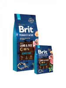 Brit Premium by Nature Adult Sensitive 3kg Ξηρά Τροφή χωρίς Γλουτένη για Ενήλικους Σκύλους με Αρνί και Ρύζι