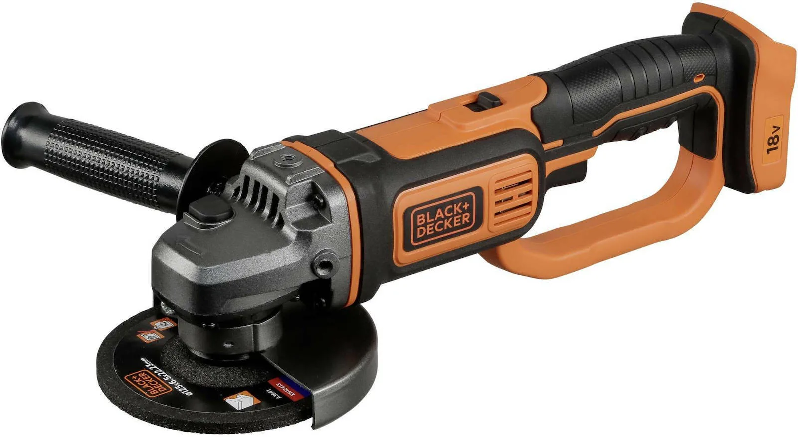 Black & Decker BCG720N Τροχός 125mm Μπαταρίας 18V Solo