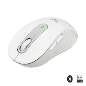 Logitech Signature M650 Ασύρματο Bluetooth Ποντίκι Off-White