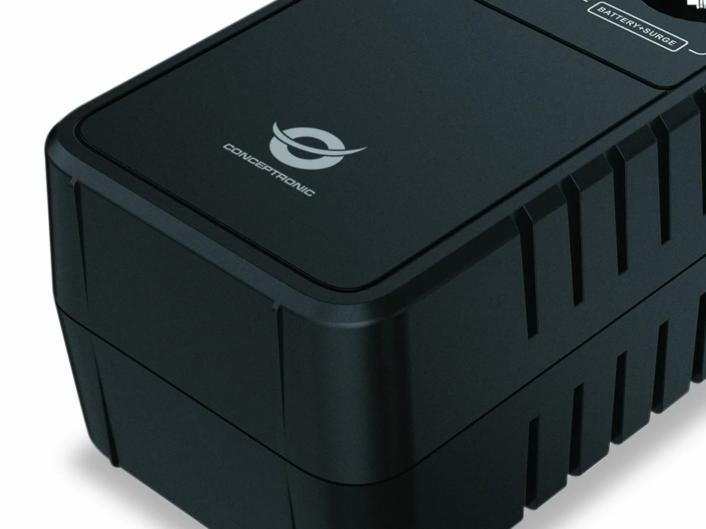 Conceptronic ZEUS05E UPS 650VA 360W με 6 Schuko Πρίζες