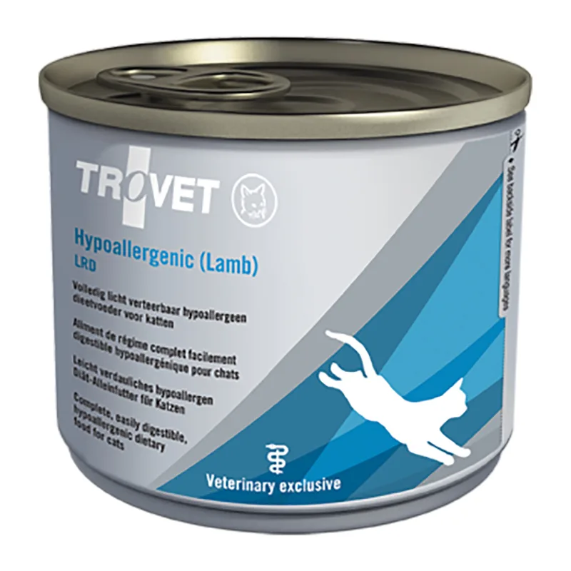 Trovet Unique Protein UPL Υγρή Τροφή για Ενήλικες Γάτες σε Κονσέρβα με Αρνί Διαίτης, χωρίς Γλουτένη 200gr