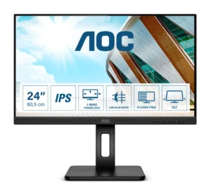 Οθόνη Υπολογιστή AOC P2 Q24P2Q LED 60,5cm (23.8") 2560x1440 Quad HD Μαύρη