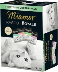 Miamor Ragout Royale Υγρή Τροφή για Ενήλικες Γάτες σε Κονσέρβα με Γαλοπούλα, Κοτόπουλο, Πάπια, Πουλερικά, Σολομό, Τόνο κ
