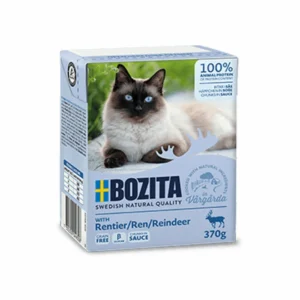 Bozita Feline Υγρή Τροφή για Ενήλικες Γάτες σε Φακελάκι με Τάρανδο χωρίς Σιτηρά 370gr FK-4930