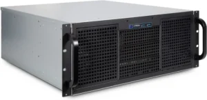 Rack Inter-Tech 4U 40248 Server Case Μαύρο Γκρι
