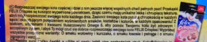 Purina Felix Crispies Λιχουδιές Σνακ Γάτας με Βοδινό & Κοτόπουλο 45gr