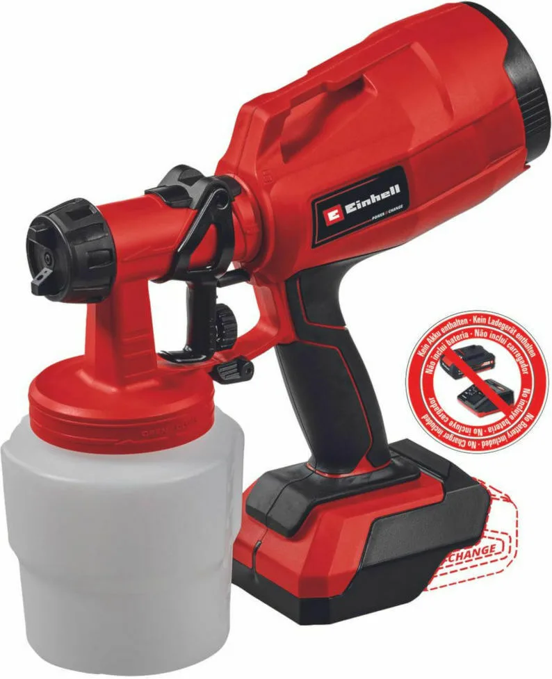 Einhell 4260025 Ηλεκτρικό Πιστόλι Βαφής TC-SY 18/60 Li-Solo