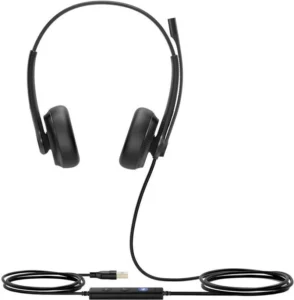 Yealink UH34 Dual Teams Ακουστικά (Ενσύρματα) Head-band  USB Τύπου-A