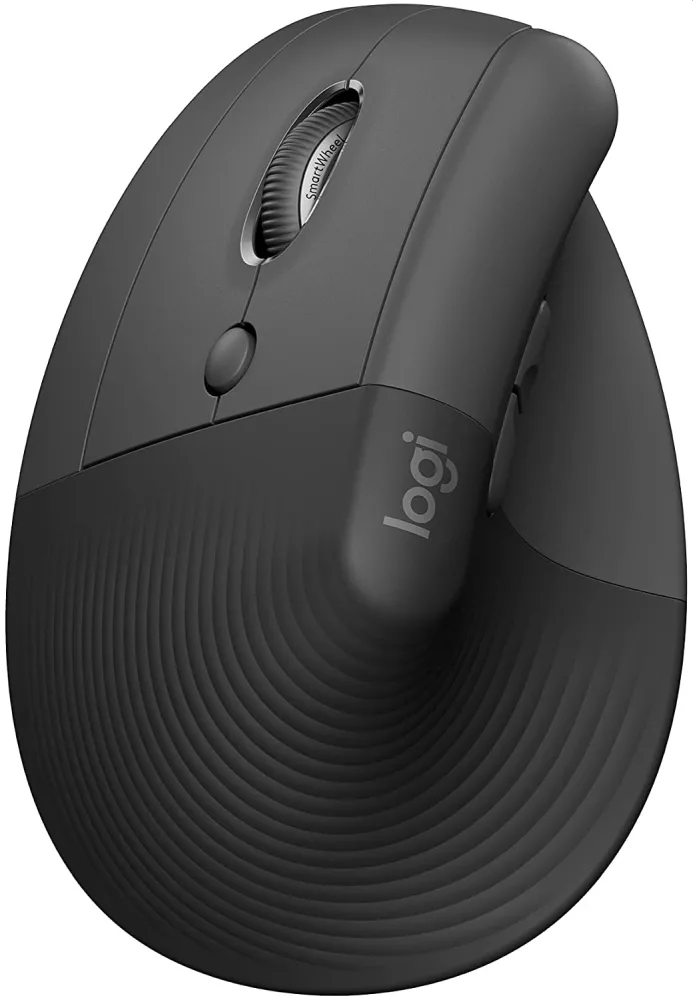 Logitech Lift Ασύρματο Εργονομικό Vertical Ποντίκι για Αριστερόχειρες Μαύρο
