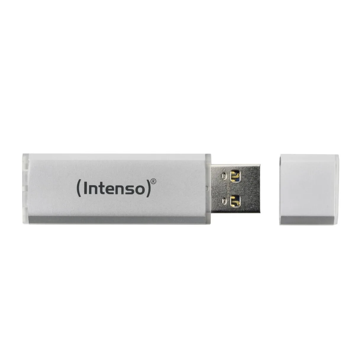 Intenso Alu Line 128GB USB 2.0 Stick Ασημί