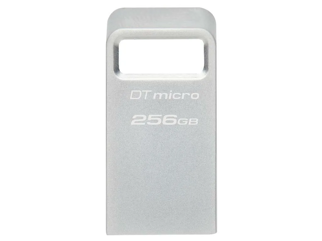 Kingston DataTraveler Micro Gen2 256GB USB 3.2 Stick Ασημί