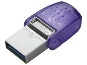 Kingston DataTraveler MicroDuo 3C 256GB USB 3.2 Stick με σύνδεση USB-A & USB-C Μωβ