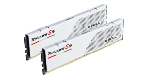 G.Skill Ripjaws S5 64GB DDR5 RAM με 2 Modules (2x32GB) και Ταχύτητα 5600 για Desktop (F5-5600J3636D32GX2-RS5W)