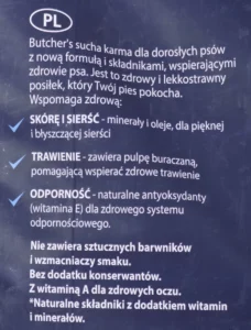 Butcher's Pet Care Skin & Coat DIgestion Immune 15kg Ξηρά Τροφή χωρίς Γλουτένη για Ενήλικους Σκύλους με Βοδινό