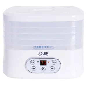Adler AD 6658 Αποξηραντής Τροφίμων με 5 Ράφια και Ρυθμιζόμενη Θερμοκρασία 35-70°C