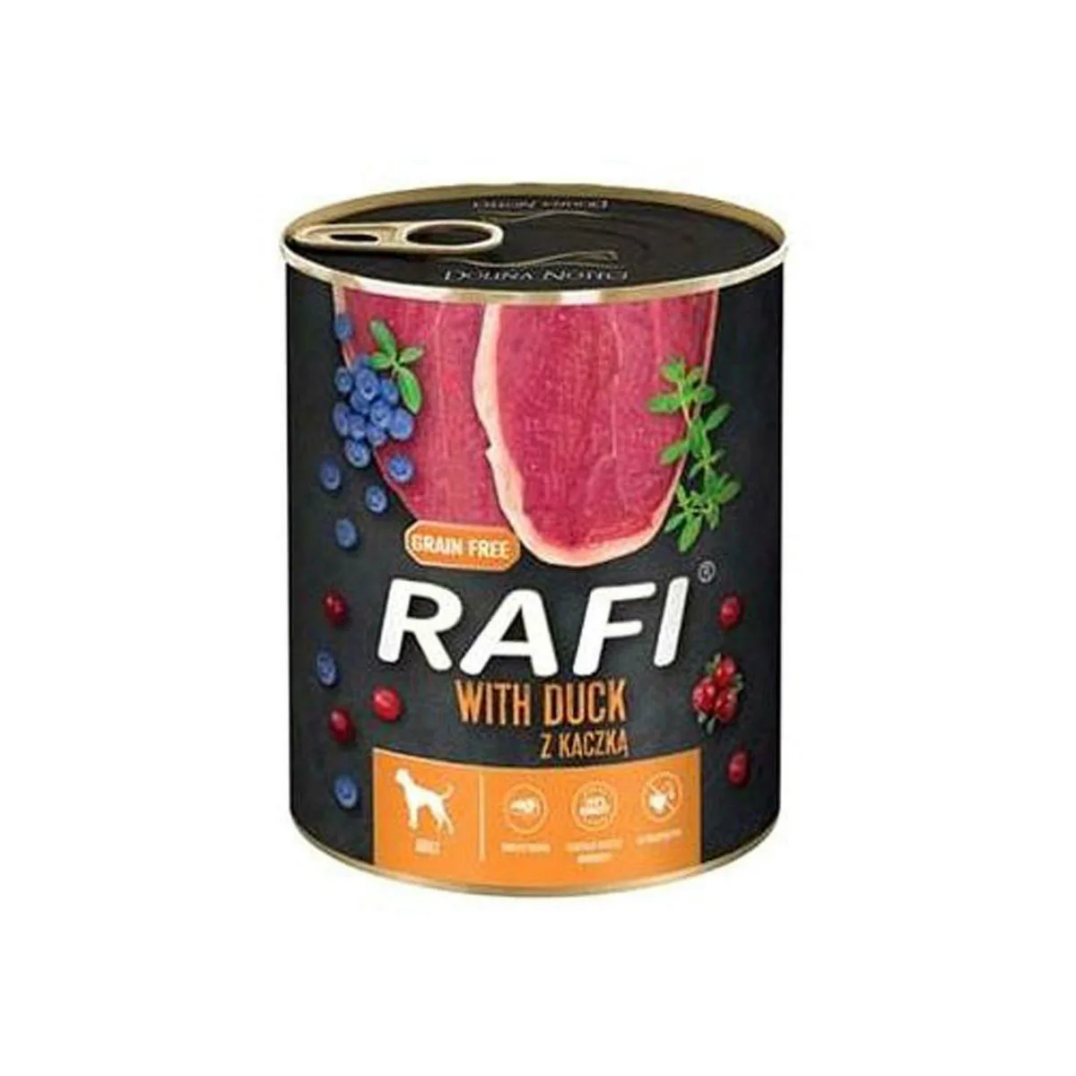 Dolina Noteci Rafi Υγρή Τροφή Σκύλων σε Κονσέρβα με Πάπια χωρίς Σιτηρά & Γλουτένη 800gr D78054