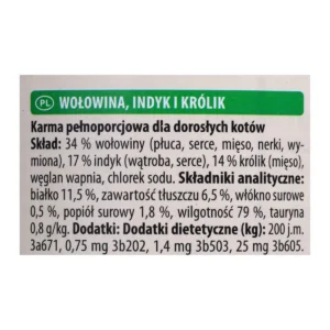 Animonda Carny Adult Υγρή Τροφή για Ενήλικες Γάτες σε Κονσέρβα με Βοδινό, Γαλοπούλα και Κουνέλι χωρίς Σιτηρά & Γλουτένη