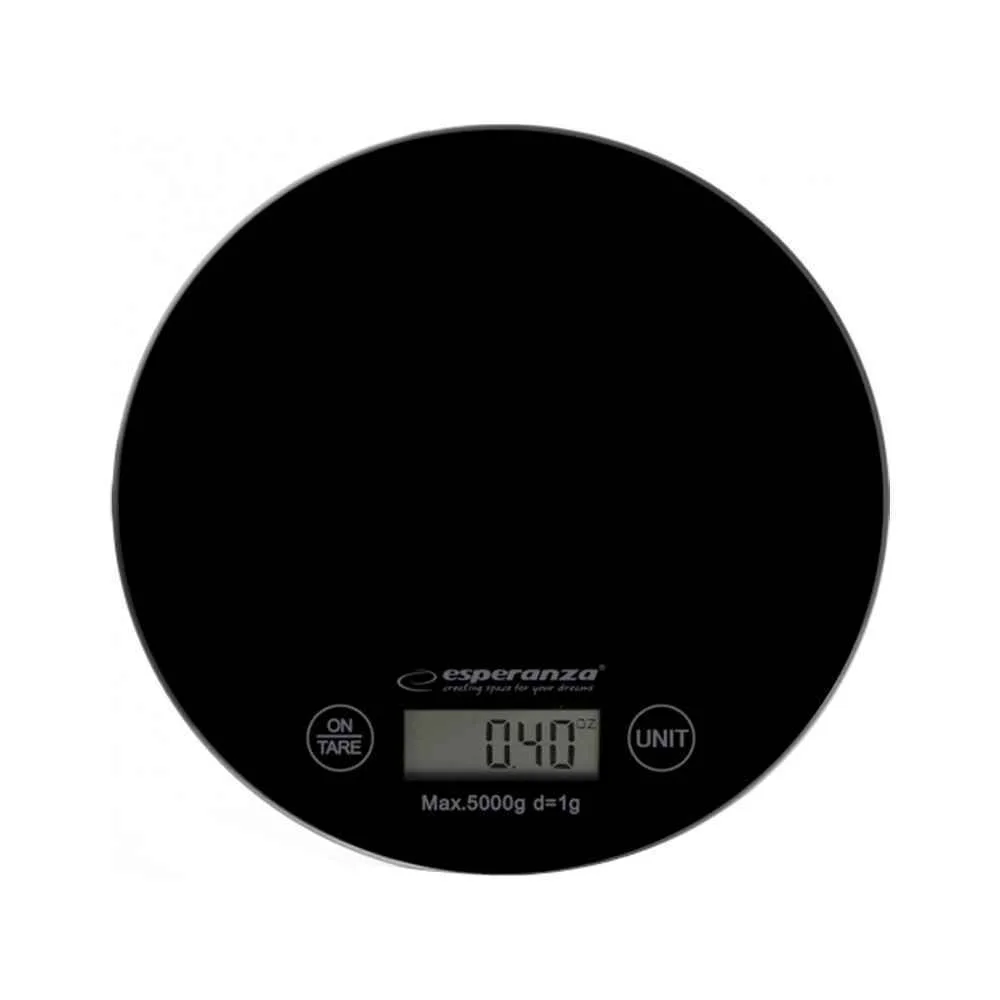 Esperanza EKS003 Ψηφιακή Ζυγαριά Κουζίνας 1gr/5kg Black