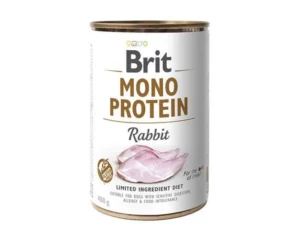 Brit Mono Protein Υγρή Τροφή Σκύλων σε Κονσέρβα με Κουνέλι χωρίς Σιτηρά & Γλουτένη 400gr