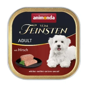 Animonda Vom Feinsten Υγρή Τροφή Σκύλων σε Ταψάκι με Ελάφι χωρίς Σιτηρά & Γλουτένη 150gr