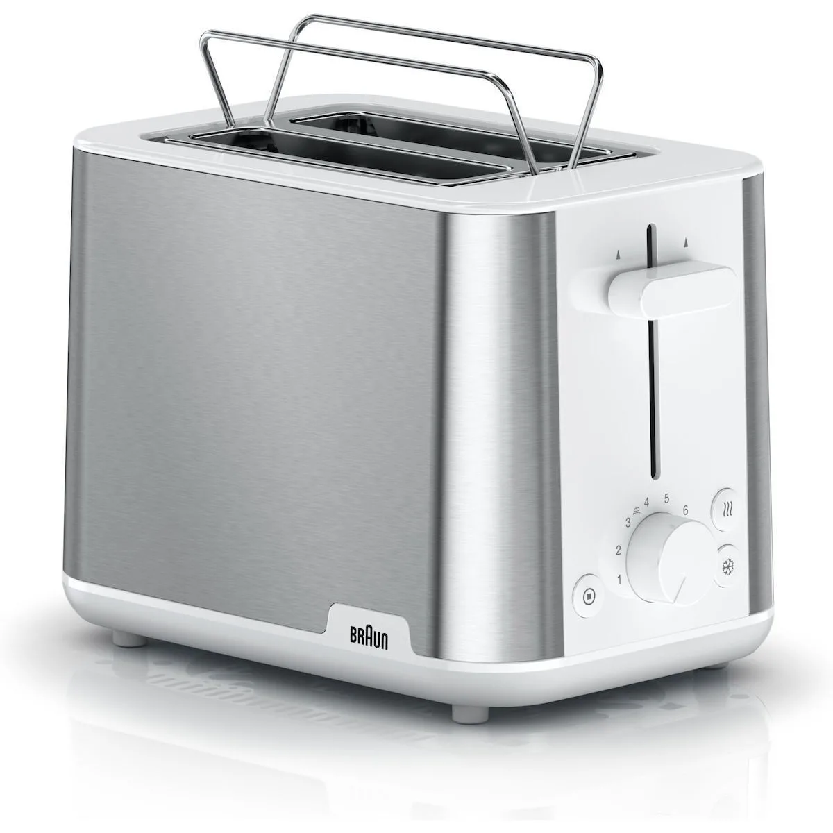 Braun HT 1510 Φρυγανιέρα 2 Θέσεων 900W Λευκή