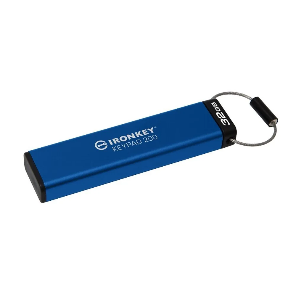 Kingston IronKey Keypad 32GB USB 3.2 Stick Μπλε