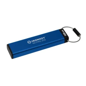 Kingston Technology IronKey Keypad 200 μονάδα USB flash 16 GB USB Τύπου-A 3.2 Gen 1 (3.1 Gen 1) Μπλε