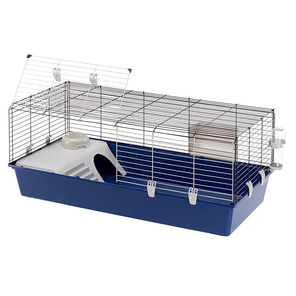 Ferplast Cage Rabbit 120 Κλουβί Τρωκτικών Μπλε 118x58.5x49.5cm