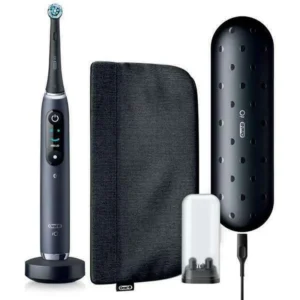 Oral-B iO Series 9 Ηλεκτρική Οδοντόβουρτσα με Χρονομετρητή, Αισθητήρα Πίεσης και Θήκη Ταξιδίου Luxe Edition Black Onyx