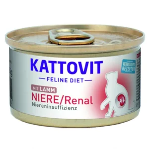 Kattovit Niere/Renal Υγρή Τροφή για Ενήλικες Γάτες σε Κονσέρβα με Αρνί χωρίς Γλουτένη 85gr 77201
