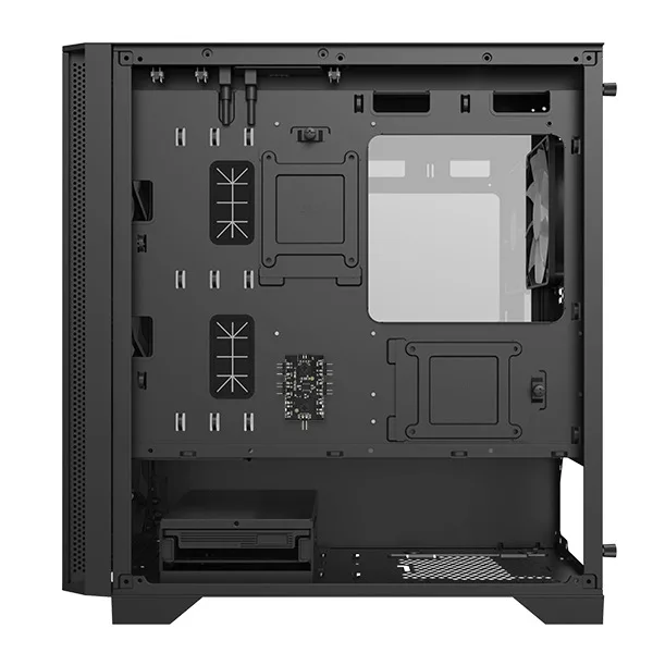 Montech AIR 100 ARGB Gaming Mini Tower Κουτί Υπολογιστή με Πλαϊνό Παράθυρο Μαύρο