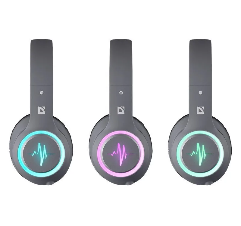 Defender Freemotion B571 Ασύρματα Bluetooth On Ear Ακουστικά με 9 ώρες Λειτουργίας Γκρι