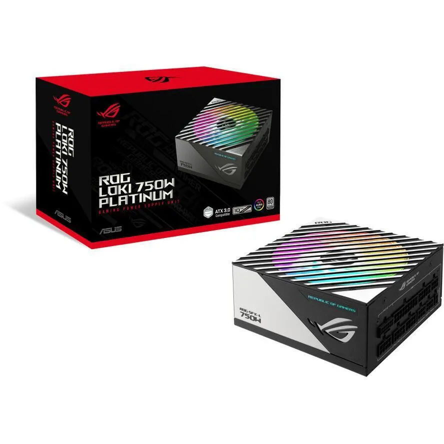 Τροφοδοτικό Υπολογιστή ASUS ROG Loki SFX-L 750W Platinum 20+4 pin ATX Μαύρο