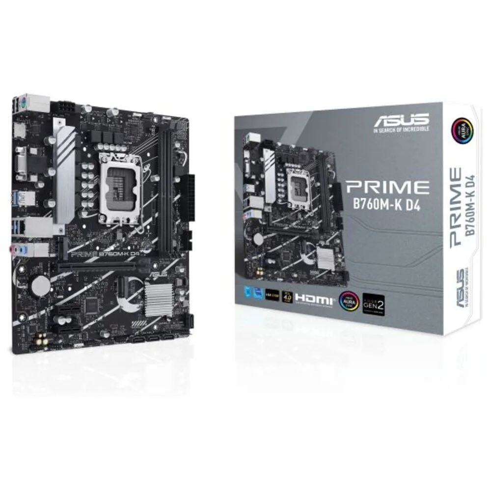 ASUS PRIME B760M-K D4 Intel B760 LGA 1700 micro ATX