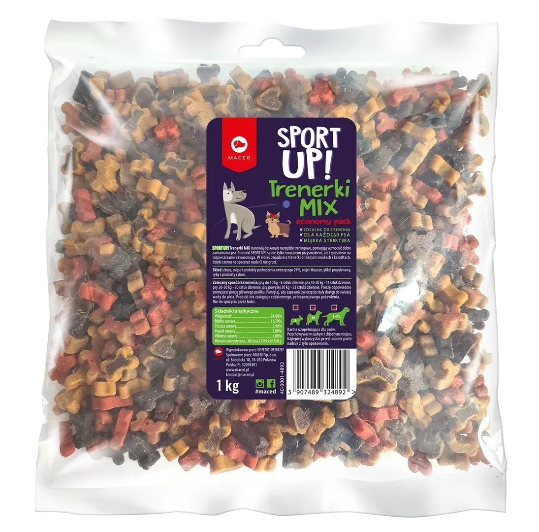 Maced Sport Up! Μπισκότο Σκύλου με Κρέας 1kg