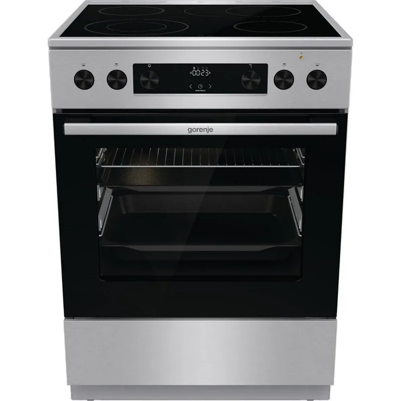 Κουζίνα Gorenje GECS6C70XPA 71lt με Κεραμικές Εστίες Π60εκ. Inox