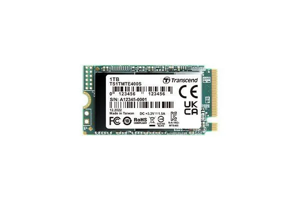 Transcend SSD 1TB M.2 NVMe PCI Express 3.0 TS1TMTE400S
