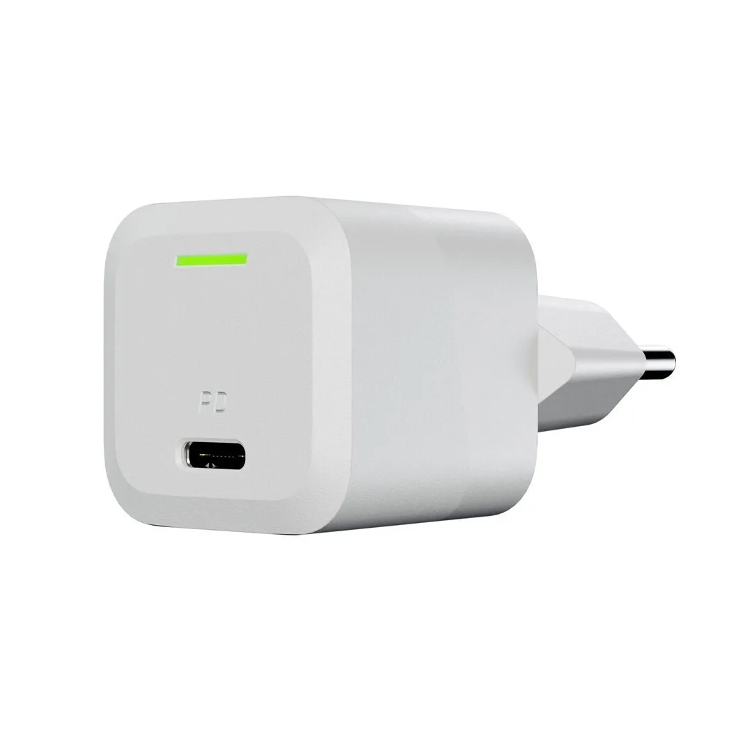 Green Cell Φορτιστής Χωρίς Καλώδιο με Θύρα USB-C 33W Power Delivery / Quick Charge 3.0 Λευκός (CHARGC06W)