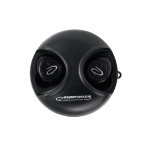 Esperanza EH228K In-ear Bluetooth Handsfree Ακουστικά με Θήκη Φόρτισης Μαύρα