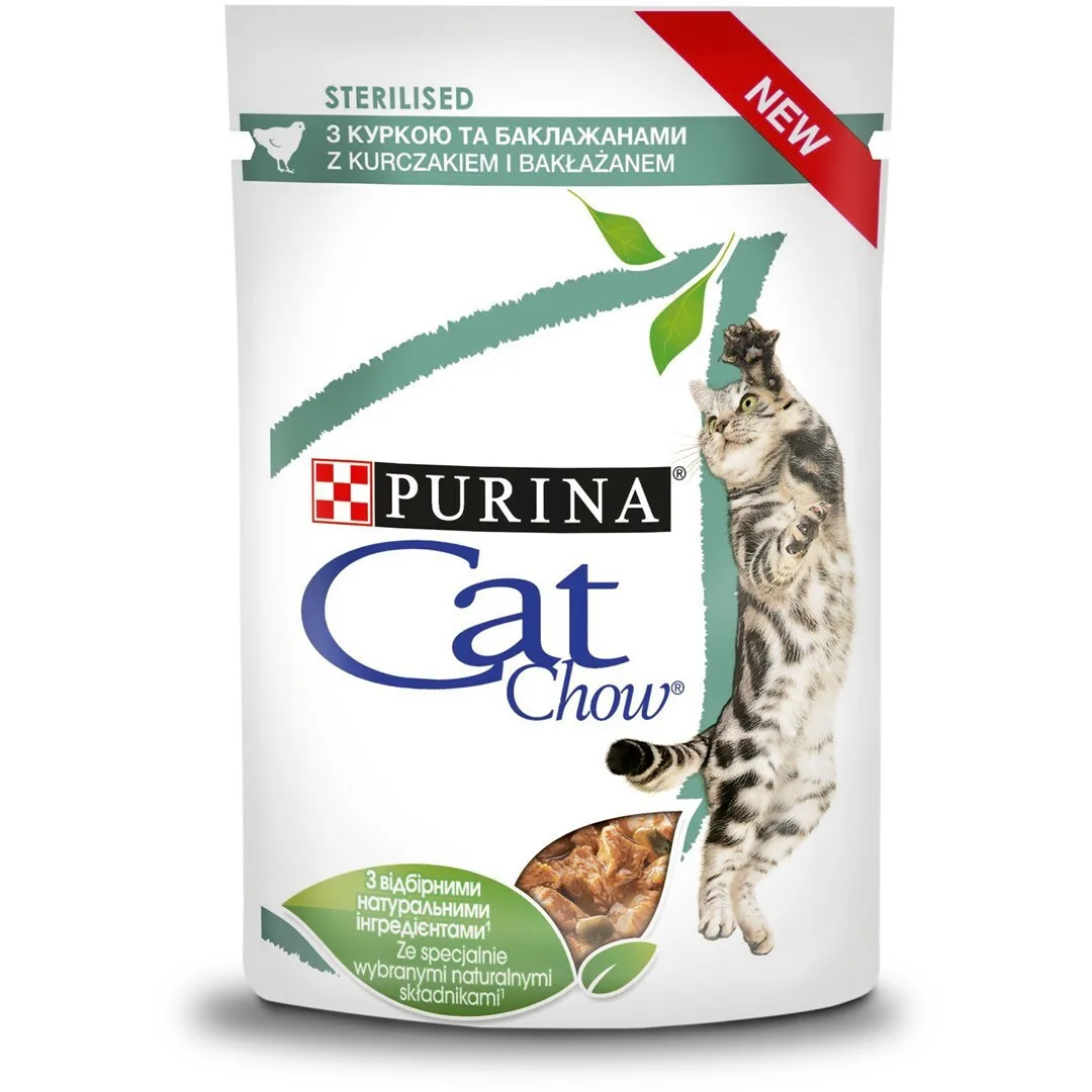 Purina Cat Show Υγρή Τροφή για Ενήλικες Γάτες σε Φακελάκι με Κοτόπουλο 85gr