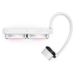 NZXT Kraken 240 RGB Υδρόψυξη CPU Διπλού Ανεμιστήρα 120mm για Socket AM4/AM5/1700/1200/115x Λευκή