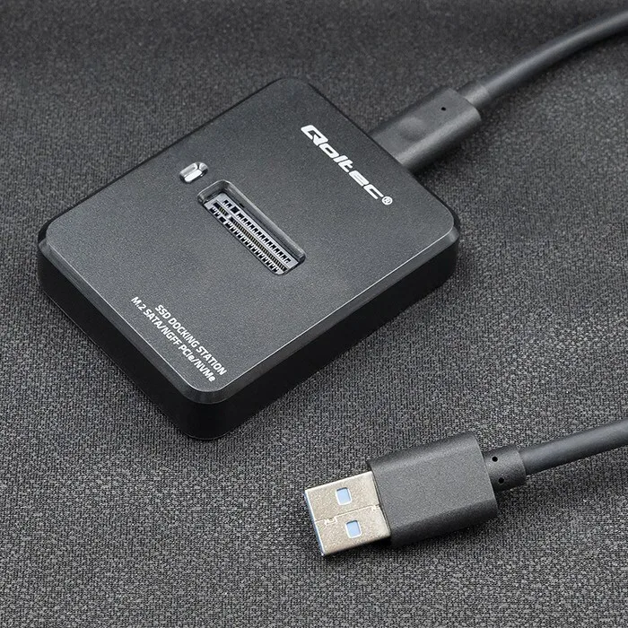 Qoltec Docking Station PCIe/SATA M.2(2230), M.2(2280) USB 3.1 (50313)