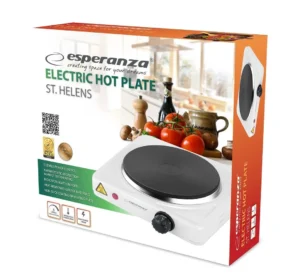 Esperanza EKH013W Επιτραπέζια Εστία Εμαγιέ Μονή Λευκή