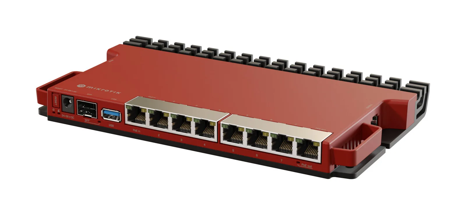 MikroTik L009UiGS-RM v7 Ασύρματο Router με 8 Θύρες Gigabit Ethernet